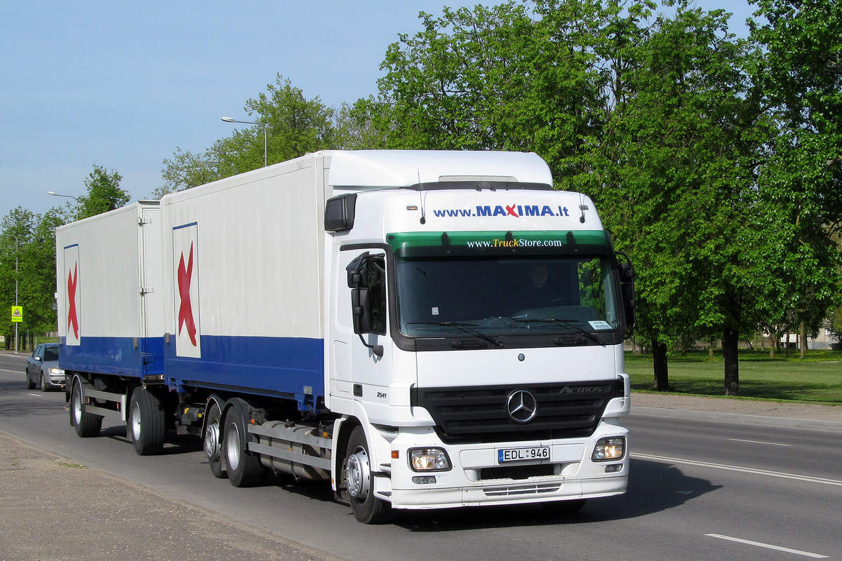 Литва, № EDL 946 — Mercedes-Benz Actros ('2003) 2541