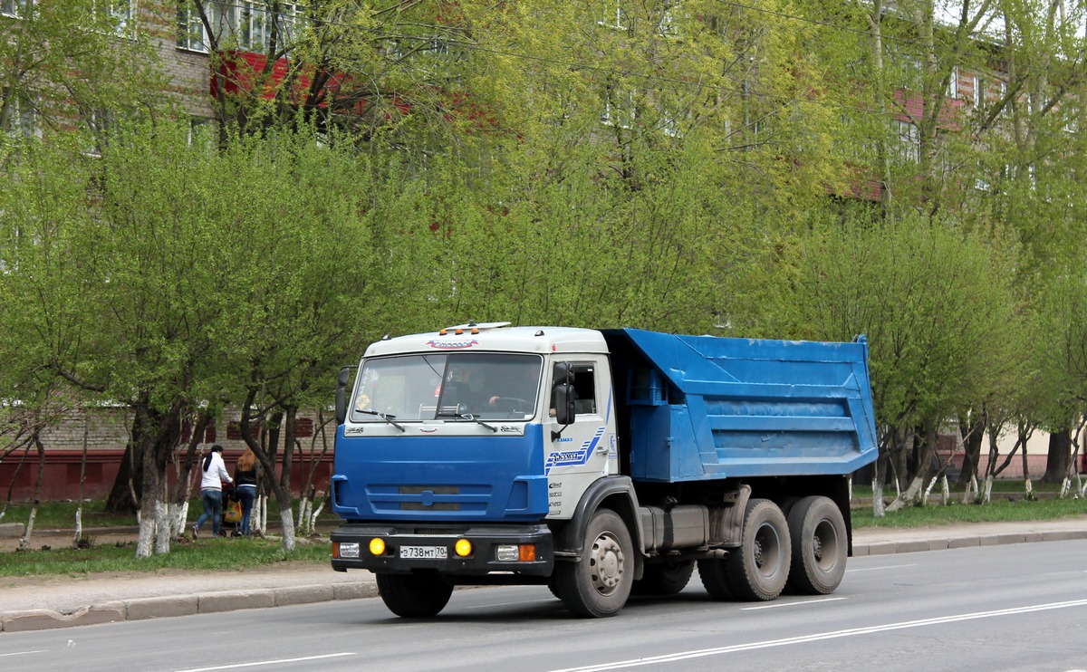 Томская область, № В 738 МТ 70 — КамАЗ-55111 [551110]