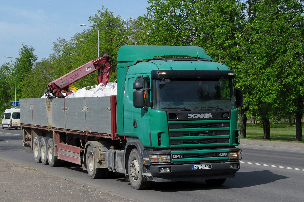 Литва, № AGK 508 — Scania ('1996) R124L