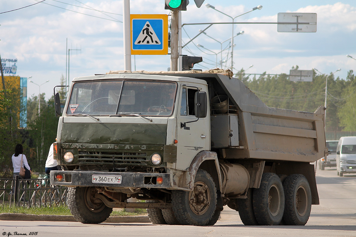 Саха (Якутия), № У 360 ЕХ 14 — КамАЗ-55111 [551110]