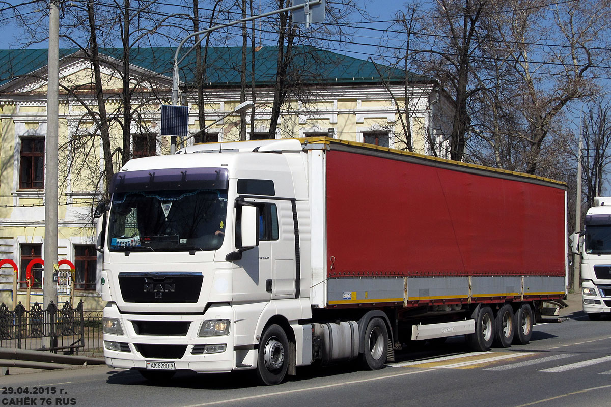 Минск, № АК 6280-7 — MAN TGX ('2007) 18.440