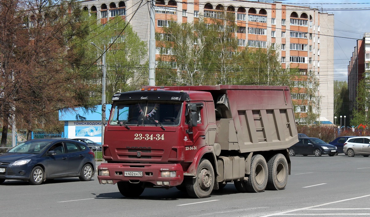 Томская область, № К 402 ЕН 70 — КамАЗ-54115-15 [54115R]