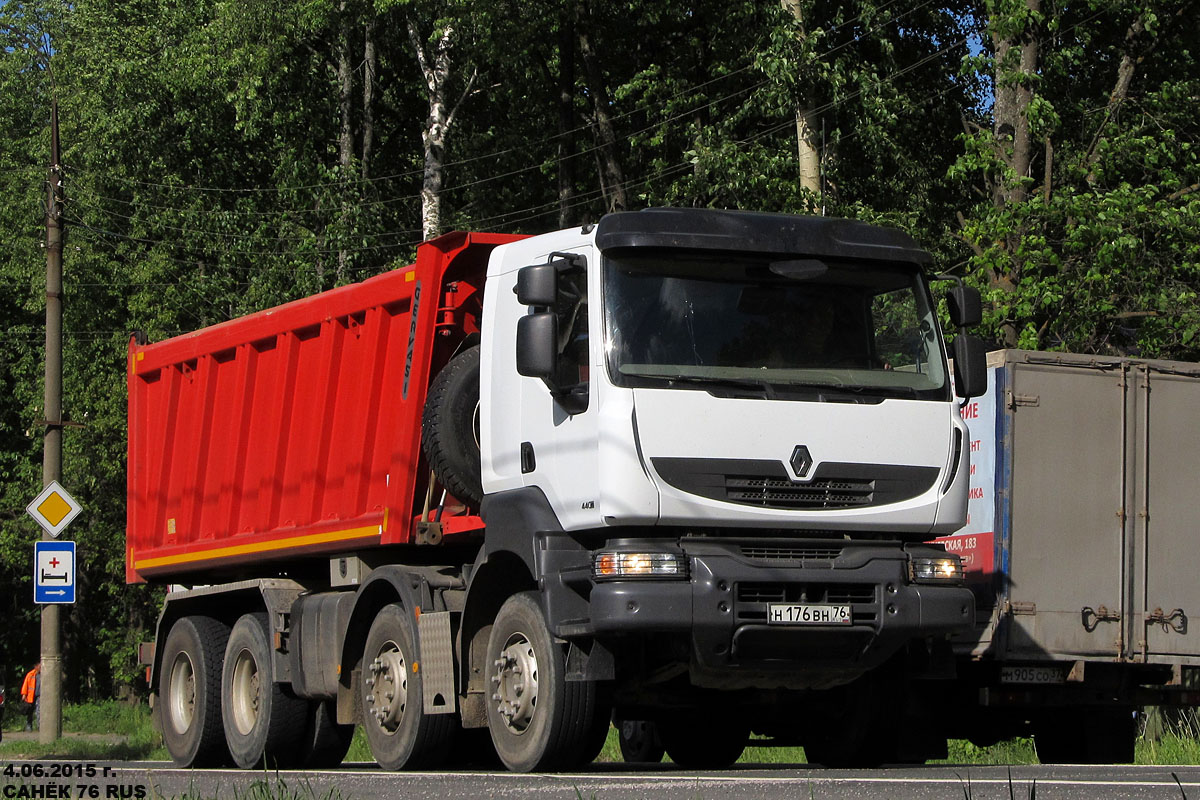 Ярославская область, № Н 176 ВН 76 — Renault Kerax