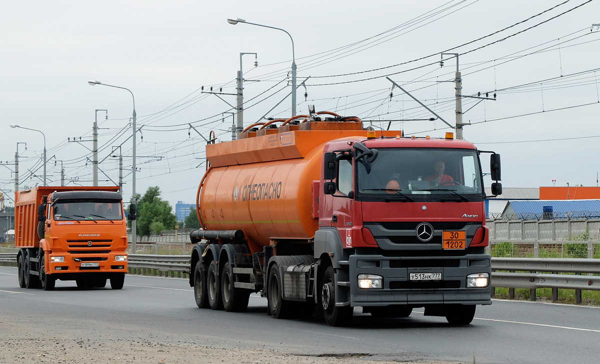 Москва, № У 513 НК 777 — Mercedes-Benz Axor 1840 [Z9M]