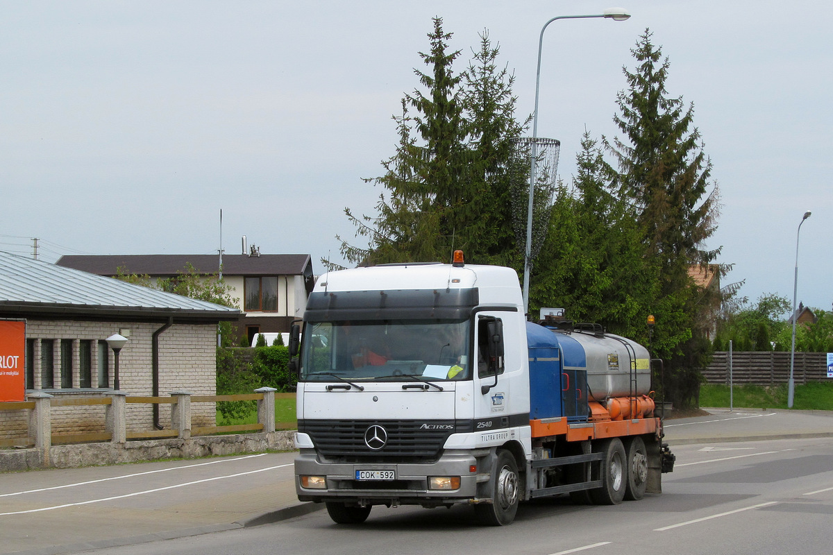 Литва, № COK 592 — Mercedes-Benz Actros ('1997) 2540