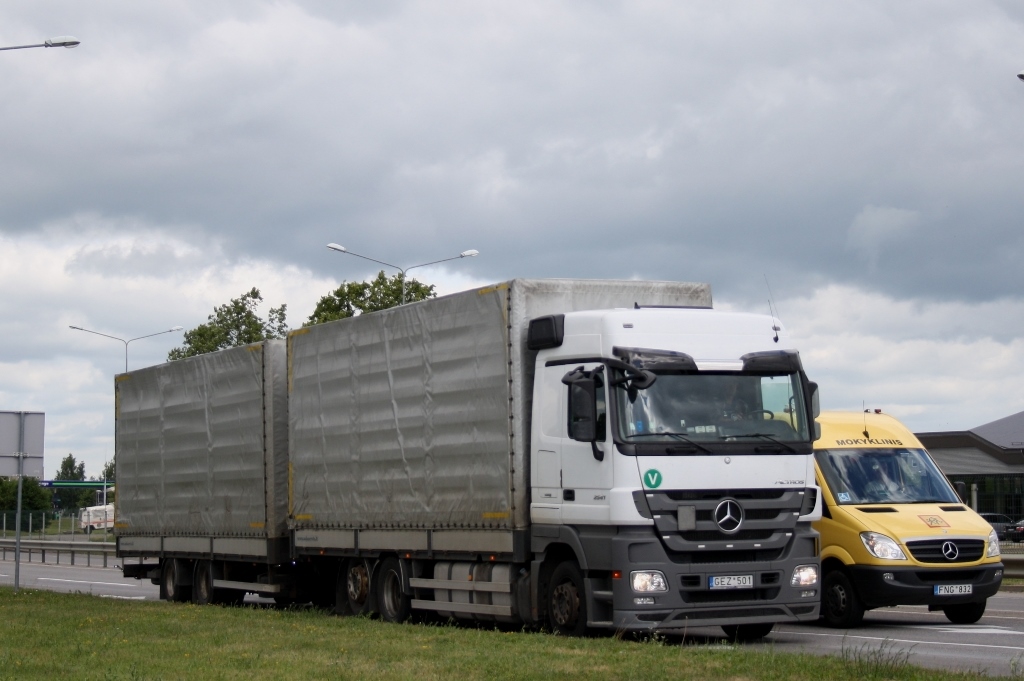 Литва, № GEZ 501 — Mercedes-Benz Actros ('2009) 2541