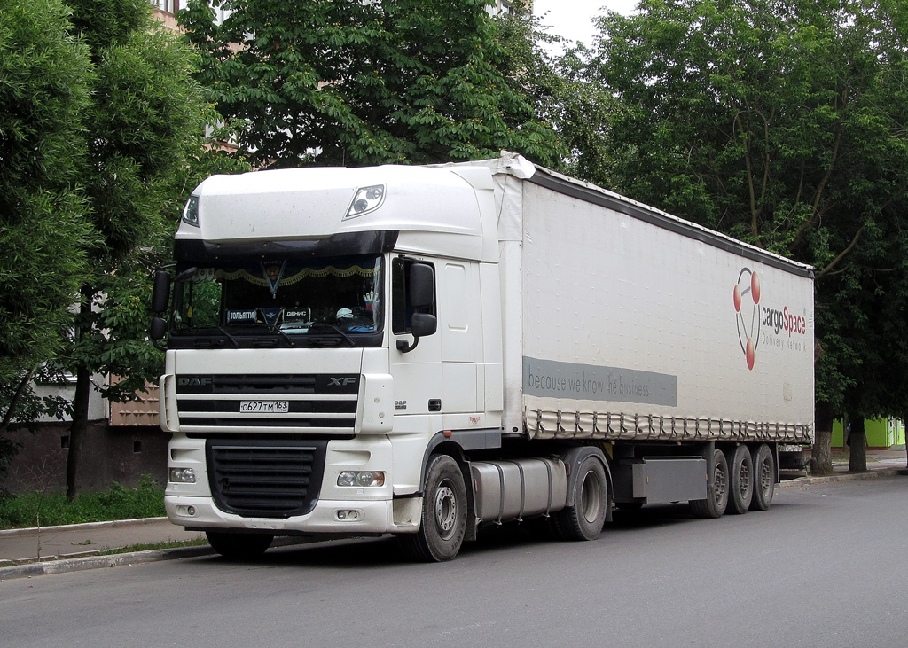 Самарская область, № С 627 ТМ 163 — DAF XF105 FT