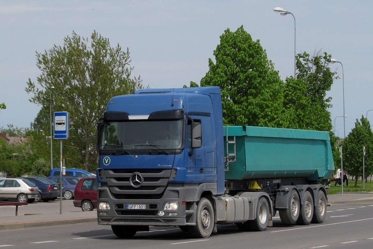 Литва, № GFF 931 — Mercedes-Benz Actros ('2009) 1844