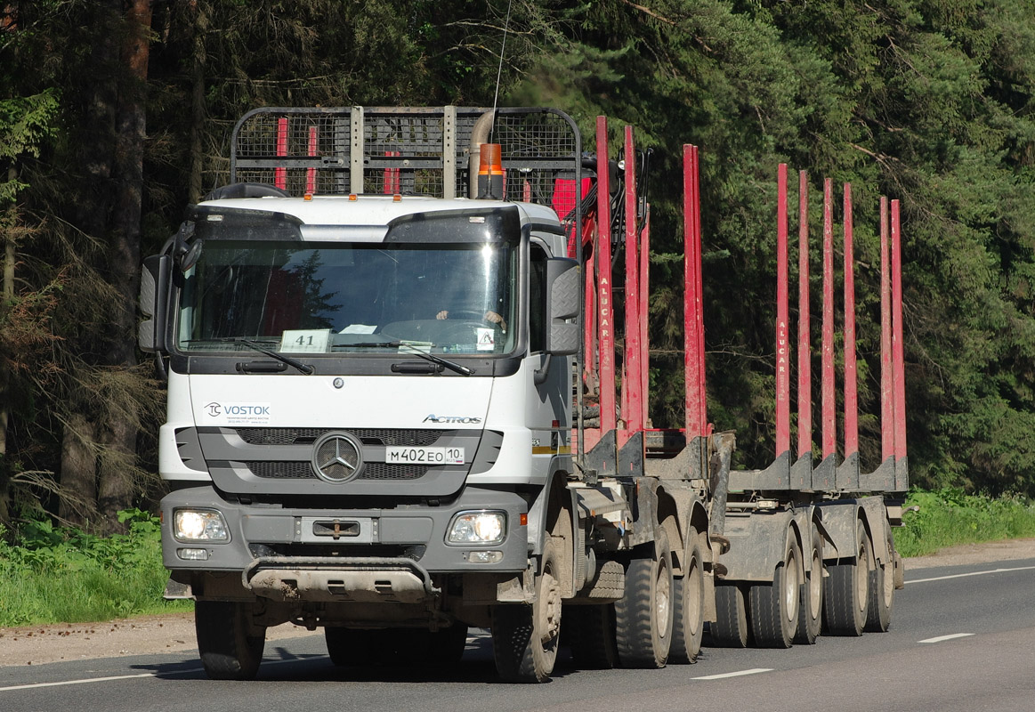 Карелия, № М 402 ЕО 10 — Mercedes-Benz Actros ('2009) 3346