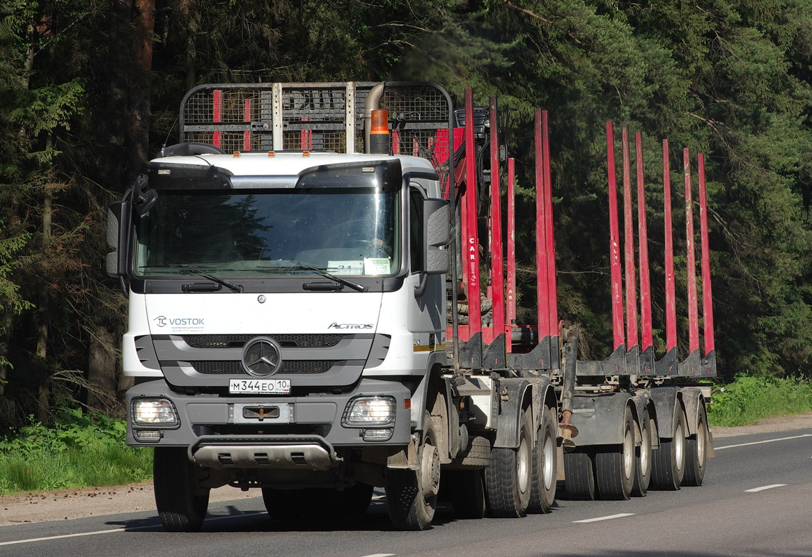 Карелия, № М 344 ЕО 10 — Mercedes-Benz Actros ('2009) 3346