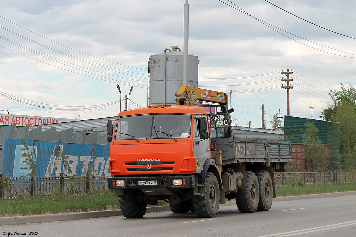 Саха (Якутия), № Т 293 АХ 14 — КамАЗ-43114-02 [43114C]