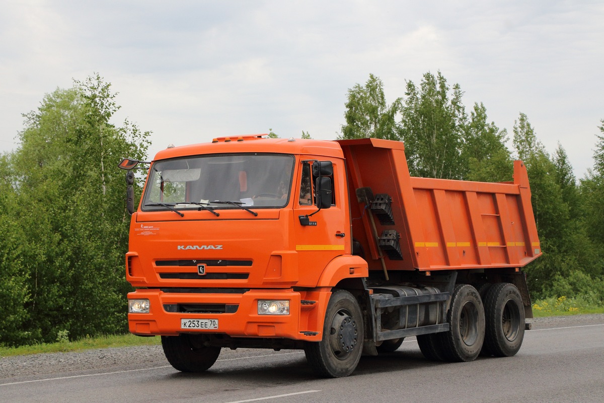 Томская область, № К 253 ЕЕ 70 — КамАЗ-65115-A4