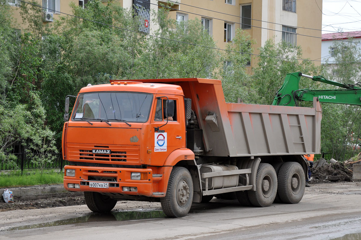 Чувашия, № В 007 КВ 21 — КамАЗ-6520-06 [65200F]