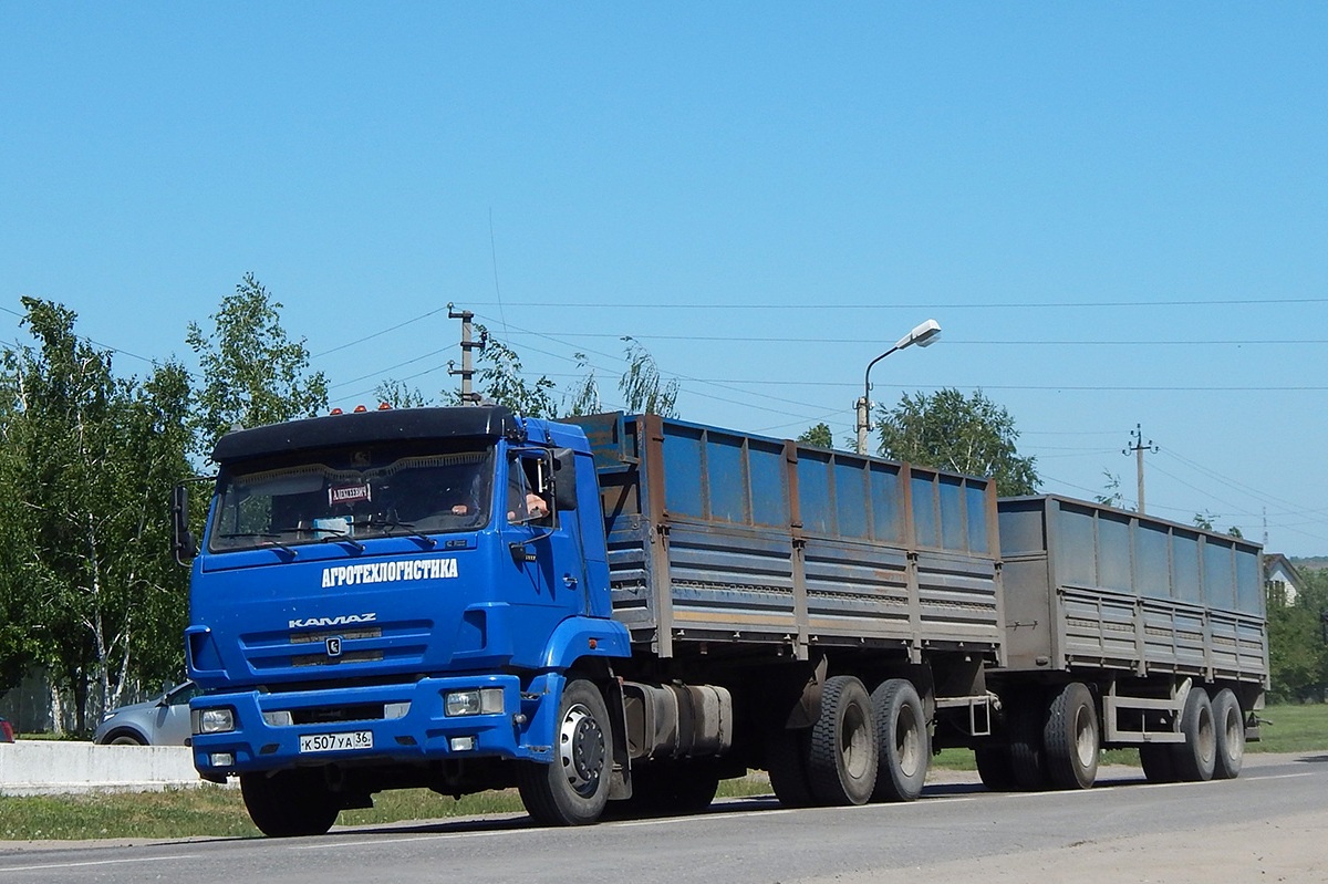 Воронежская область, № К 507 УА 36 — КамАЗ-65117 (общая модель)