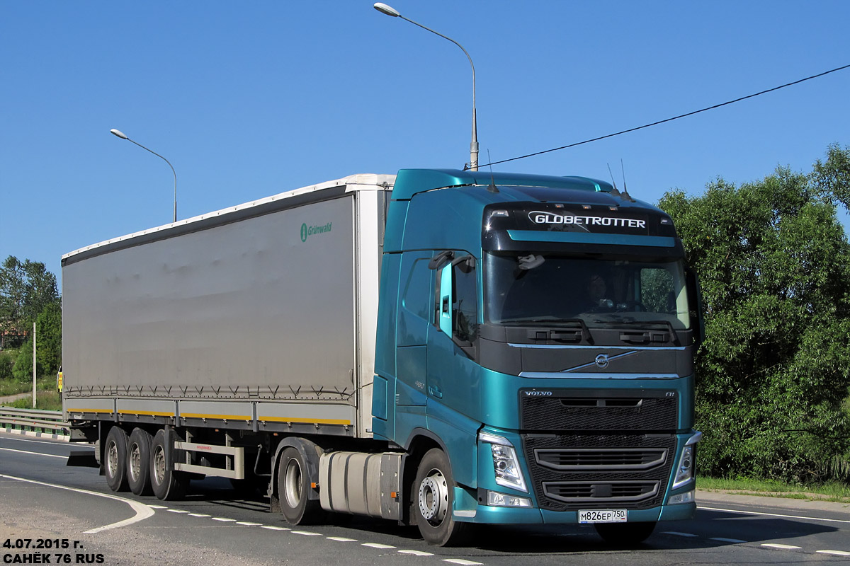 Московская область, № М 826 ЕР 750 — Volvo ('2012) FH.460