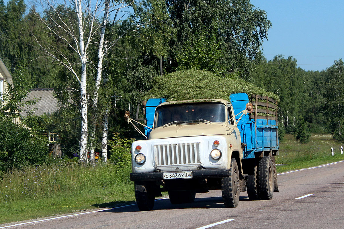 Владимирская область, № О 343 ОХ 33 — ГАЗ-52-04