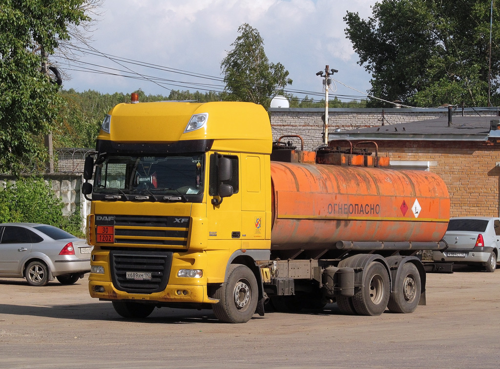 Московская область, № Х 689 ХМ 190 — DAF XF105 FAR