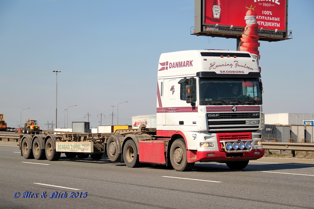 Тверская область, № Р 837 МЕ 69 — DAF XF95 FTR