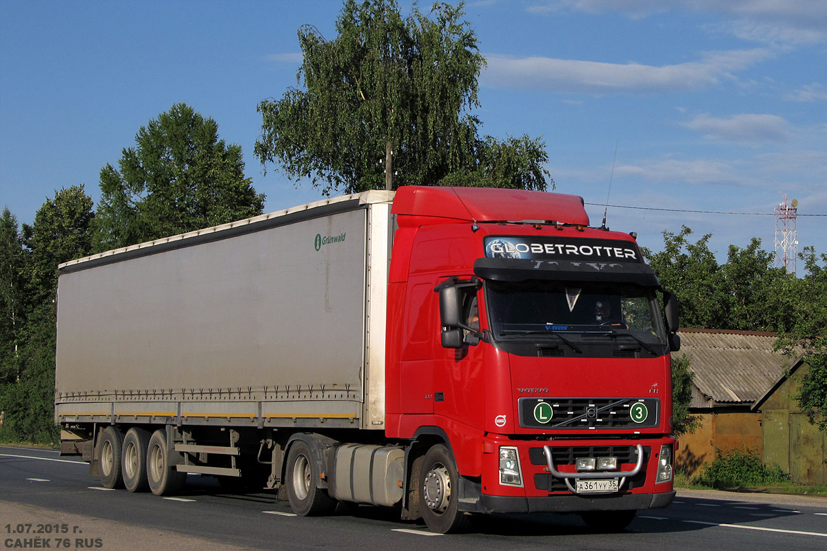 Вологодская область, № А 361 УУ 35 — Volvo ('2002) FH12.400