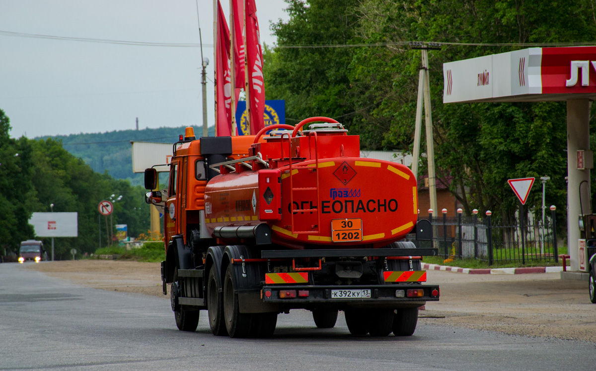 Мордовия, № К 392 КУ 13 — КамАЗ-65115 (общая модель)