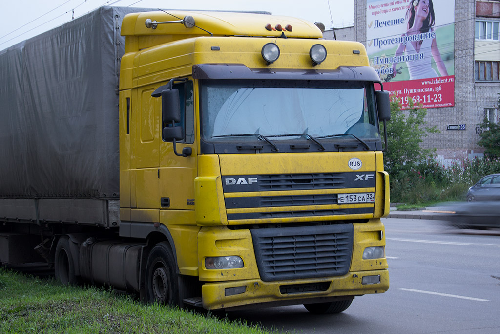 Брянская область, № Е 153 СА 32 — DAF XF95 FT