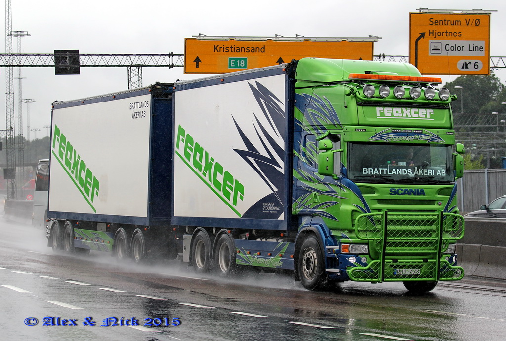 Швеция, № RHU 478 — Scania ('2009) R480