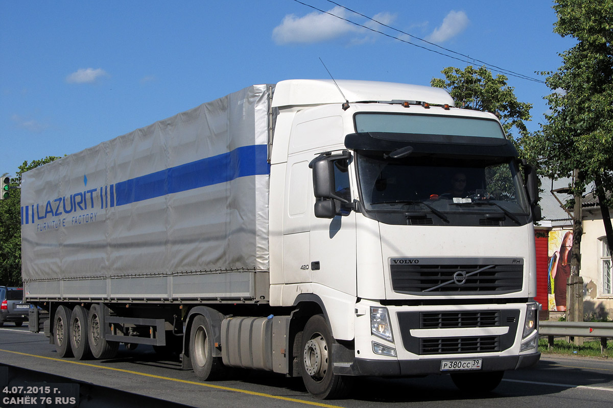 Калининградская область, № Р 380 СС 39 — Volvo ('2008) FH.420