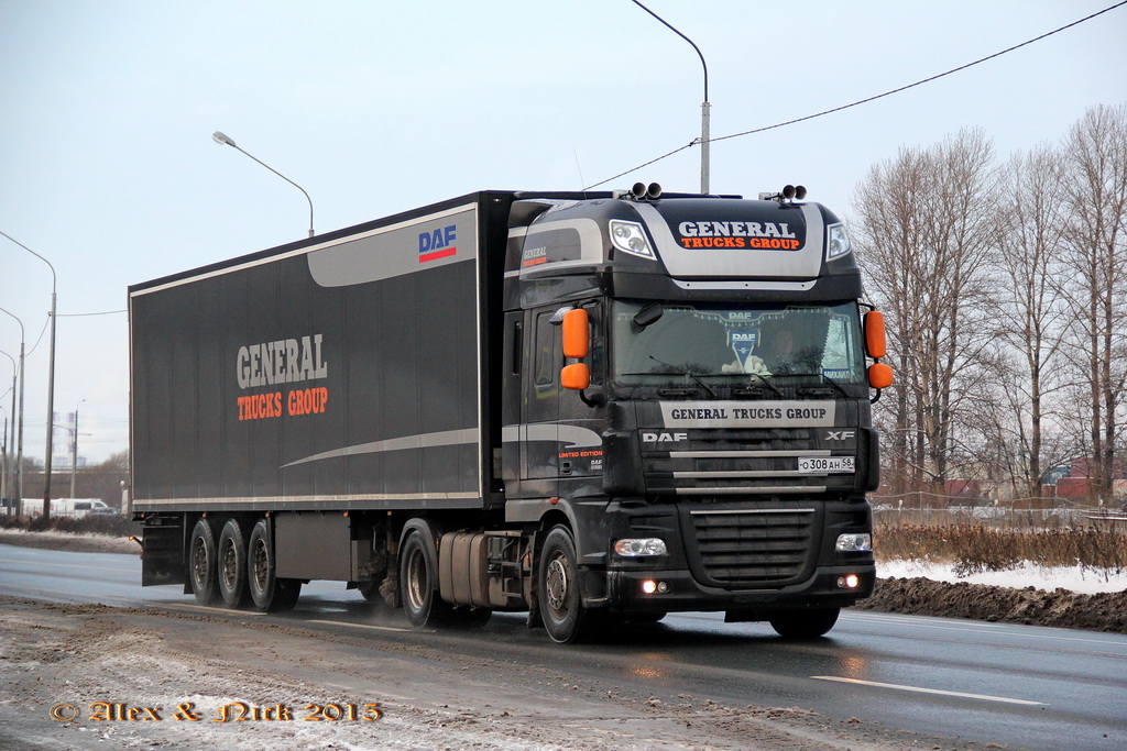 Пензенская область, № О 308 АН 58 — DAF XF105 FT