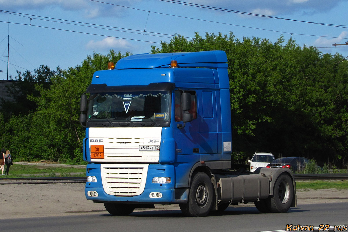 Алтайский край, № Х 813 УТ 22 — DAF XF105 FT