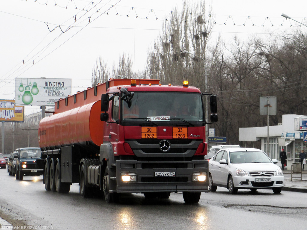 Волгоградская область, № А 259 УК 134 — Mercedes-Benz Axor 1840 [Z9M]