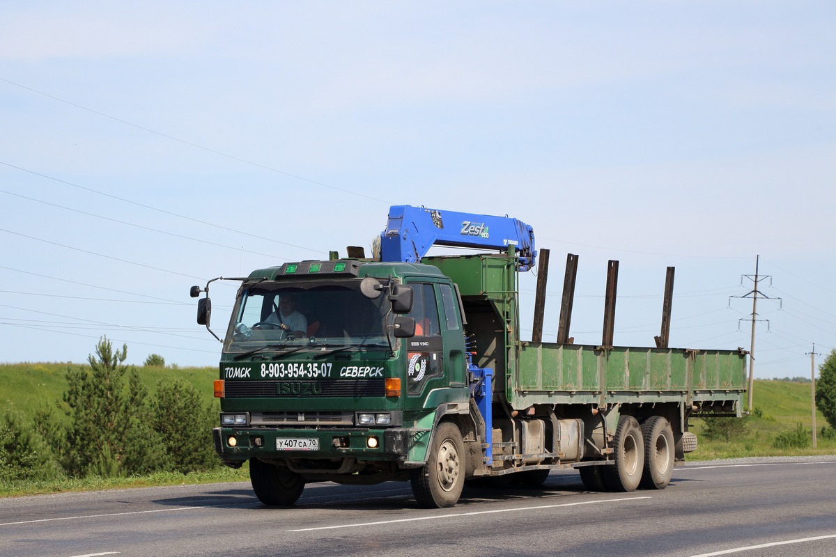 Томская область, № У 407 СА 70 — Isuzu V340