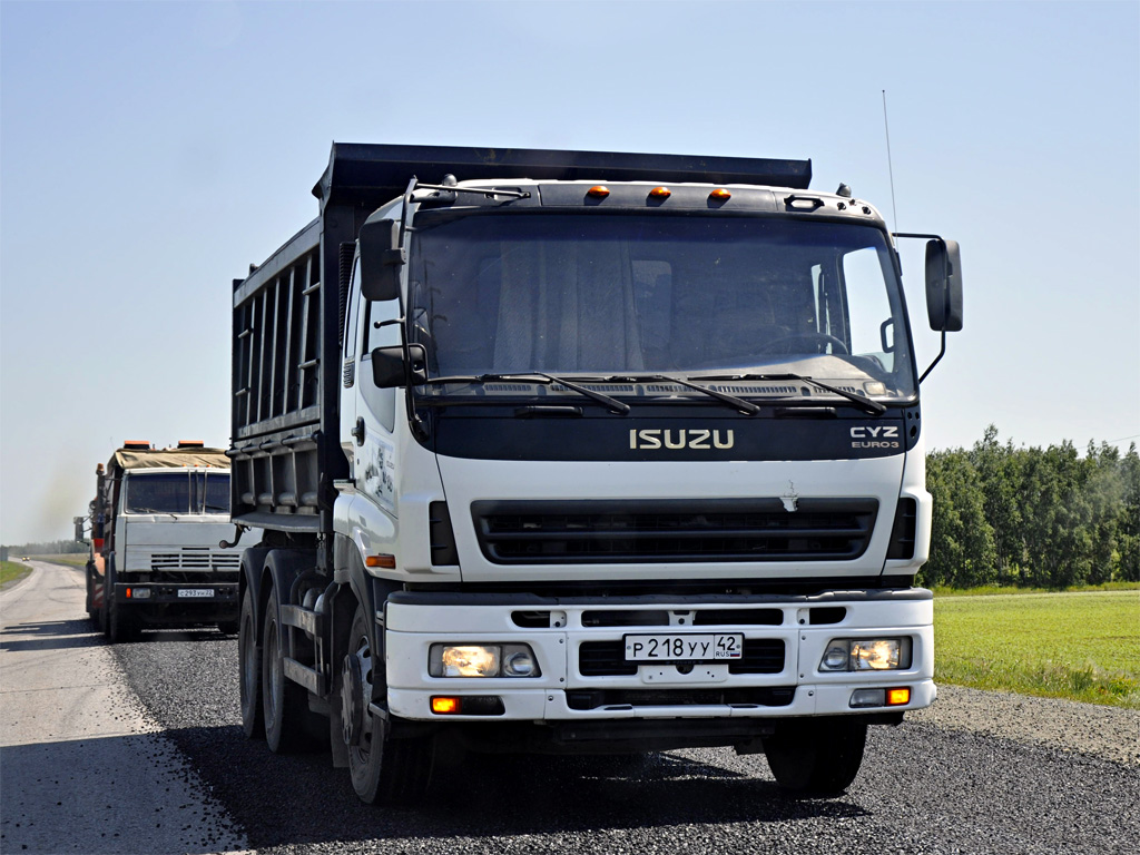 Алтайский край, № Р 218 УУ 42 — Isuzu Giga CYZ