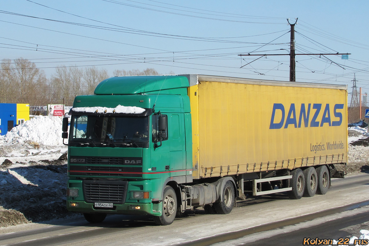 Алтайский край, № С 954 ОХ 22 — DAF 95XF FT