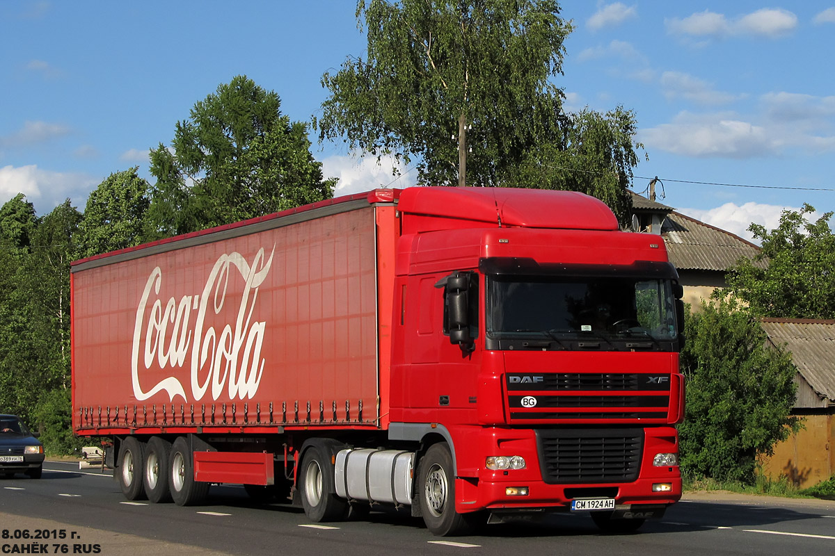 Болгария, № CM 1924 AH — DAF XF95 FT