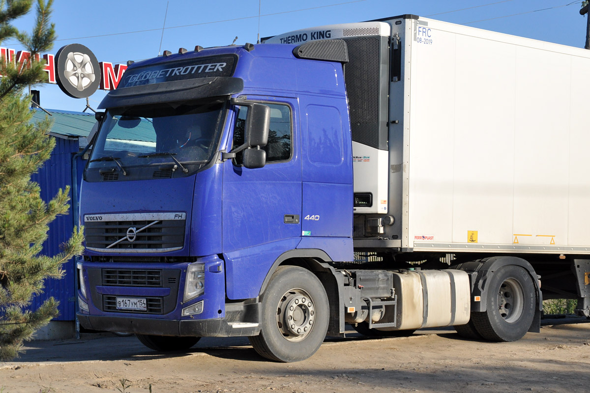 Новосибирская область, № В 167 УМ 154 — Volvo ('2008) FH.440