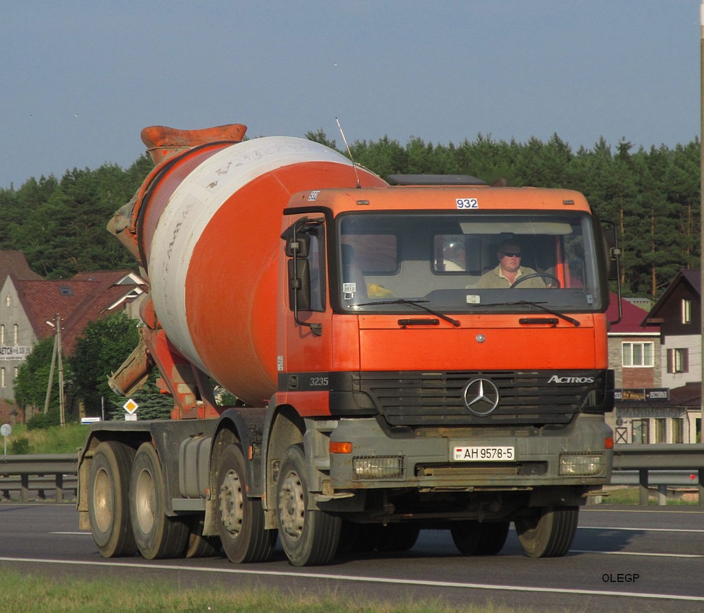 Минская область, № АН 9578-5 — Mercedes-Benz Actros ('1997) 3235