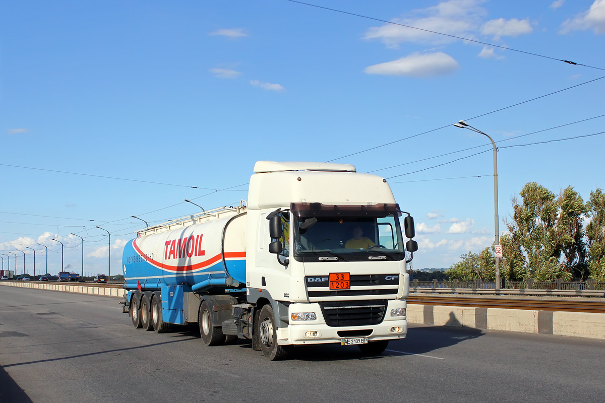 Днепропетровская область, № АЕ 2109 ВР — DAF CF85 FT