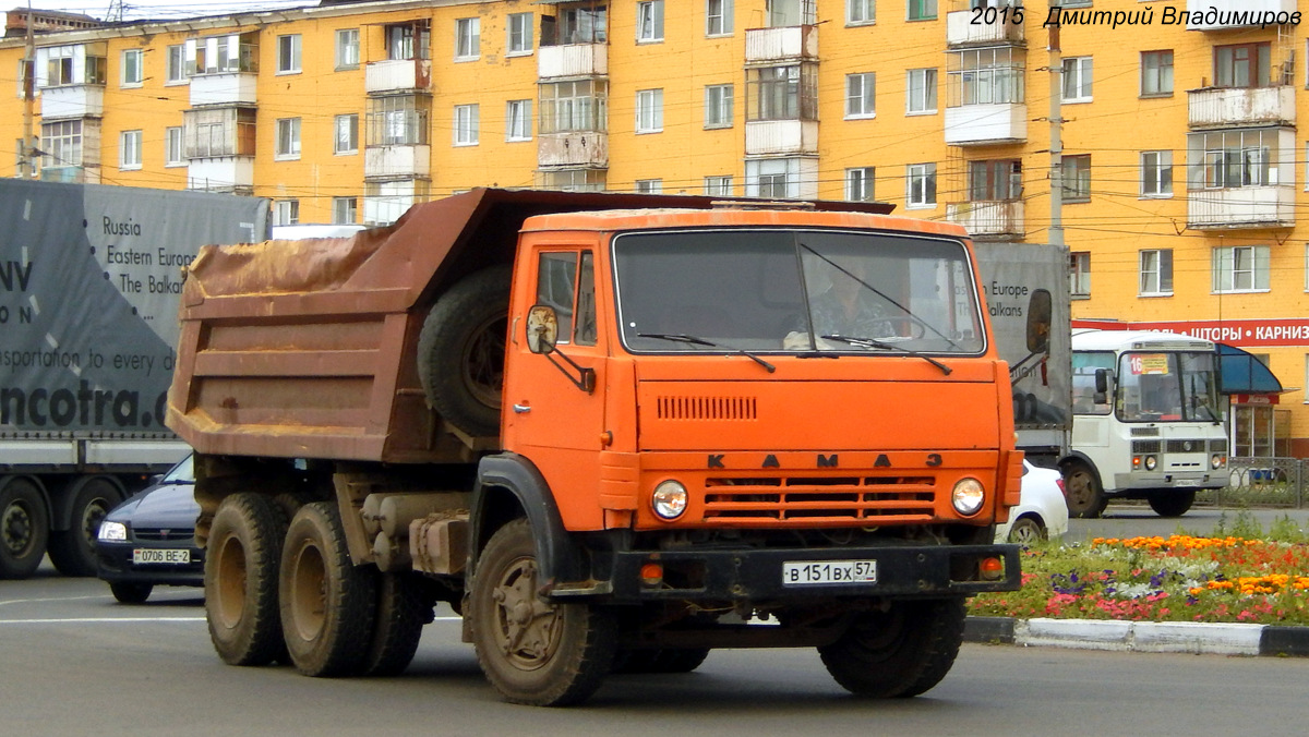 Орловская область, № В 151 ВХ 57 — КамАЗ-55111 [551110]