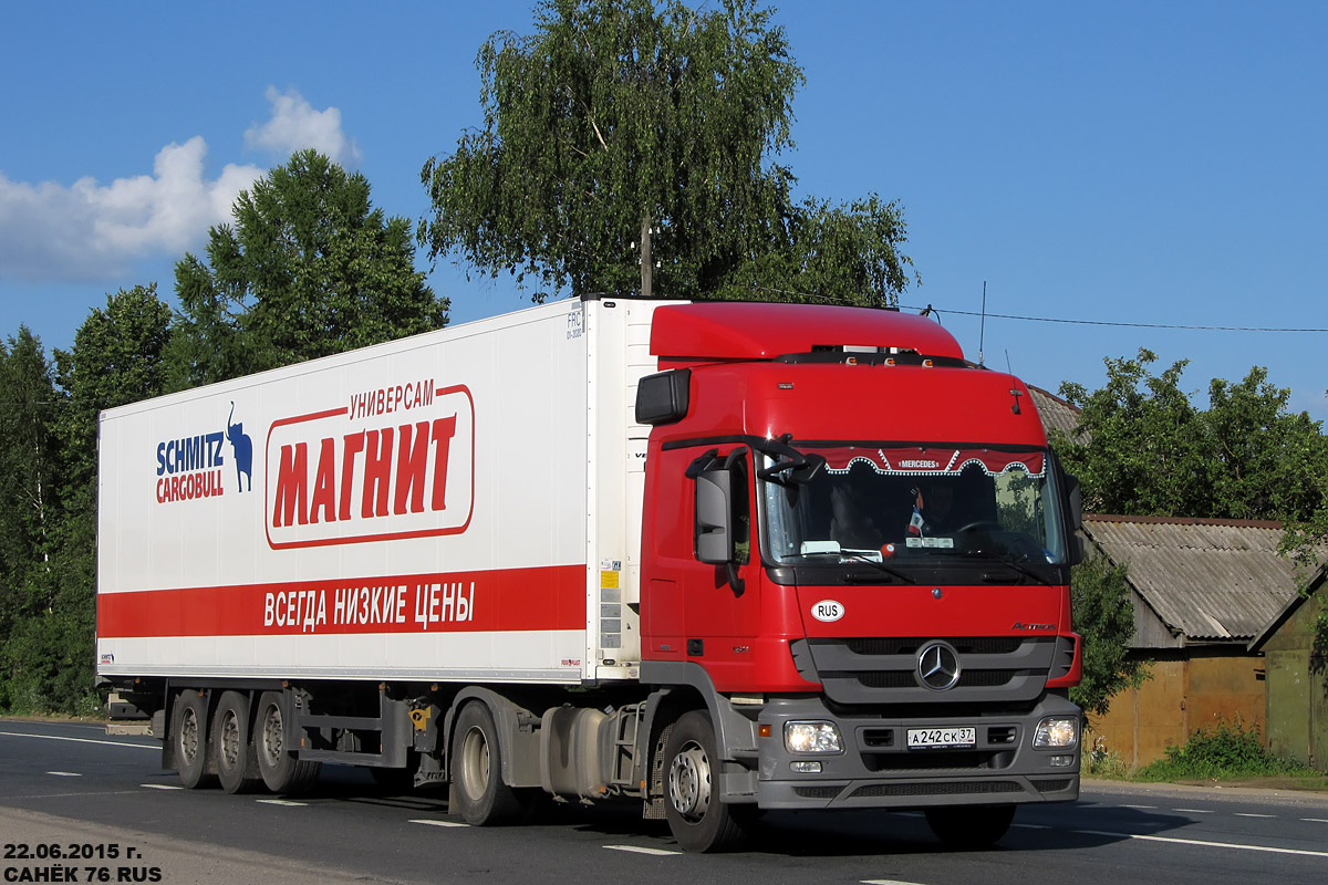 Новгородская область, № А 242 СК 37 — Mercedes-Benz Actros ('2009) 1841