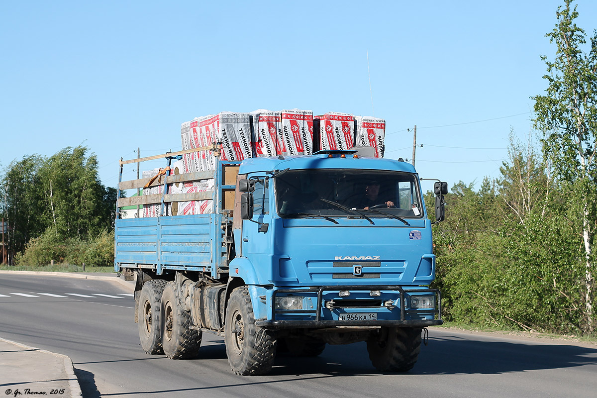 Саха (Якутия), № Н 966 КА 14 — КамАЗ-43118-24