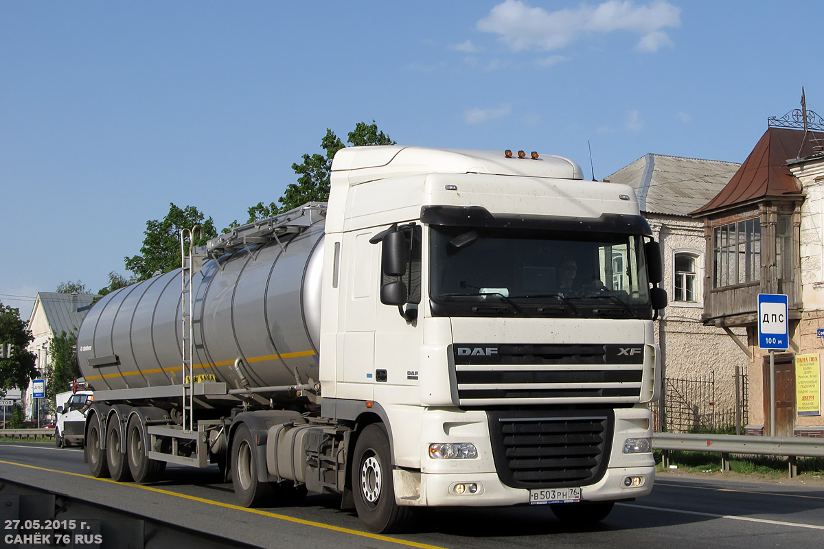 Ярославская область, № В 503 РН 76 — DAF XF105 FT