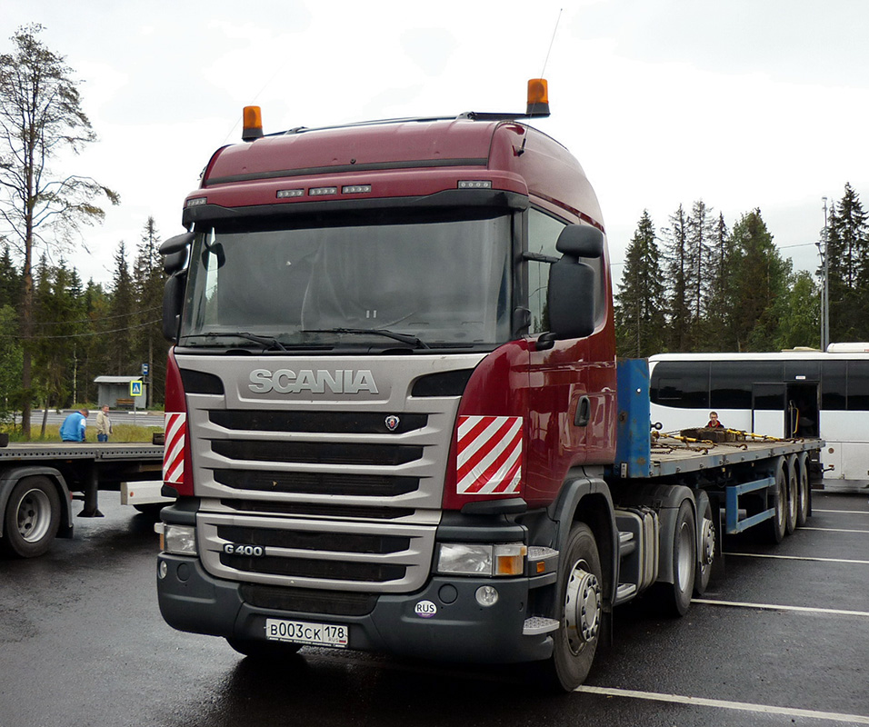 Санкт-Петербург, № В 003 СК 178 — Scania ('2004) G400