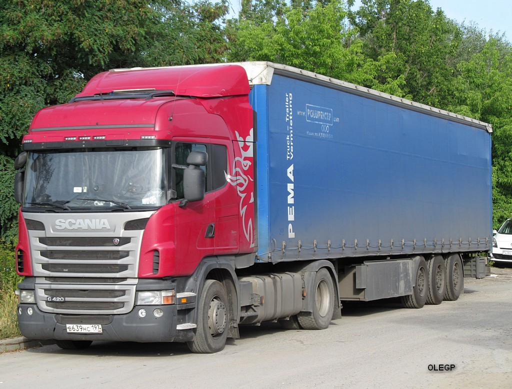 Москва, № В 639 НС 197 — Scania ('2009) G420