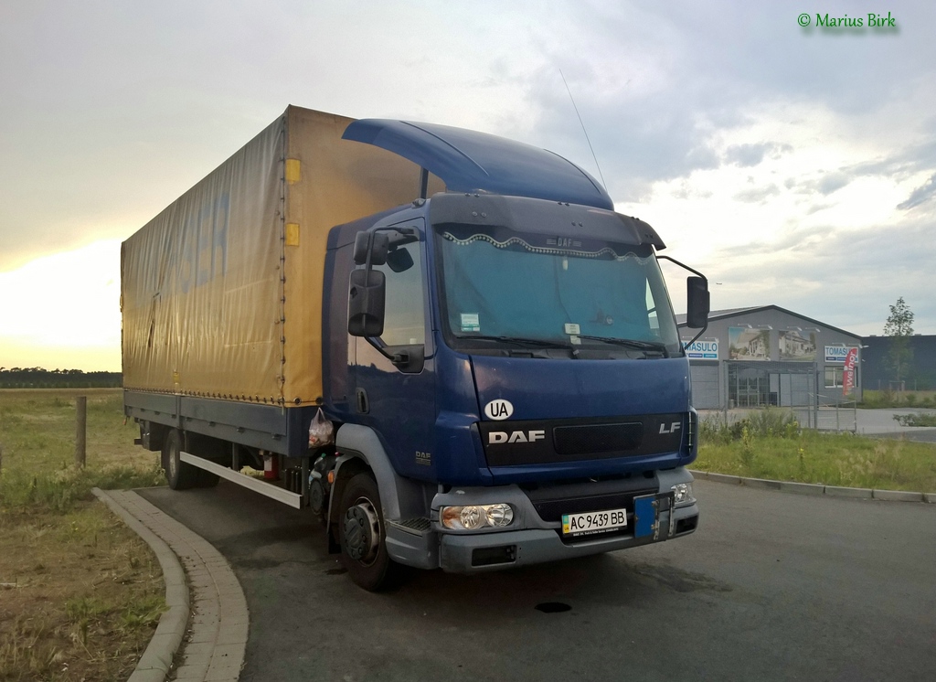 Волынская область, № AC 9439 BB — DAF LF45 FA