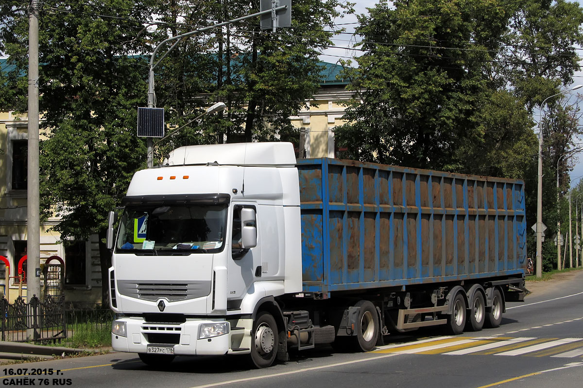 Санкт-Петербург, № В 327 РС 178 — Renault Premium ('2006) [X9P]