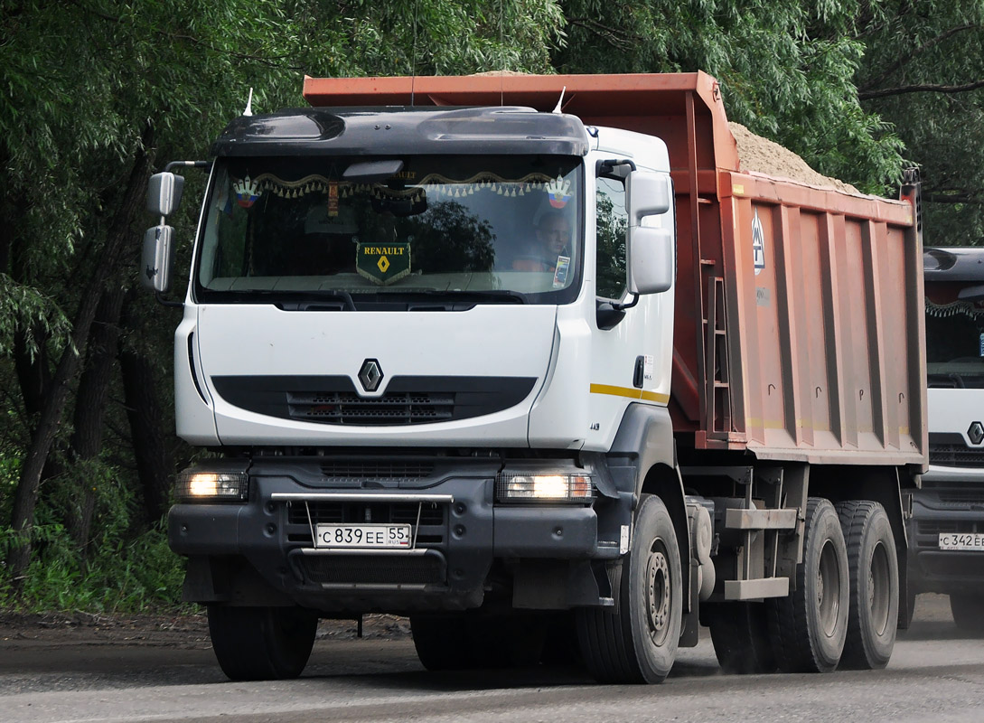 Омская область, № С 839 ЕЕ 55 — Renault Kerax [X9P]