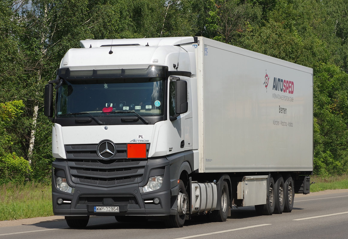 Польша, № WWY 32854 — Mercedes-Benz Actros ('2011) 1845