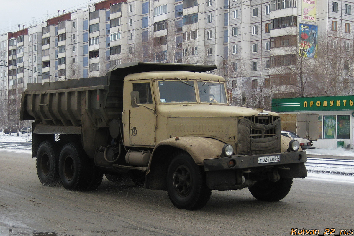 Алтайский край, № Т 024 АВ 04 — КрАЗ-256Б1