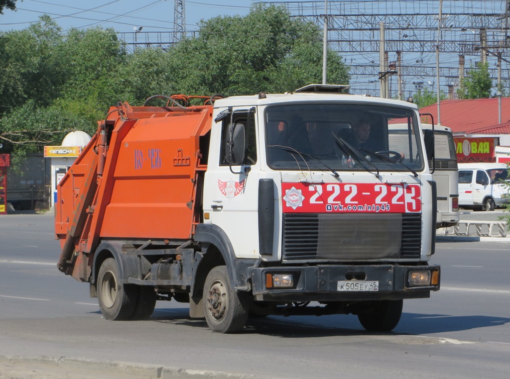 Курганская область, № К 505 ЕУ 45 — МАЗ-437041 "Зубрёнок"