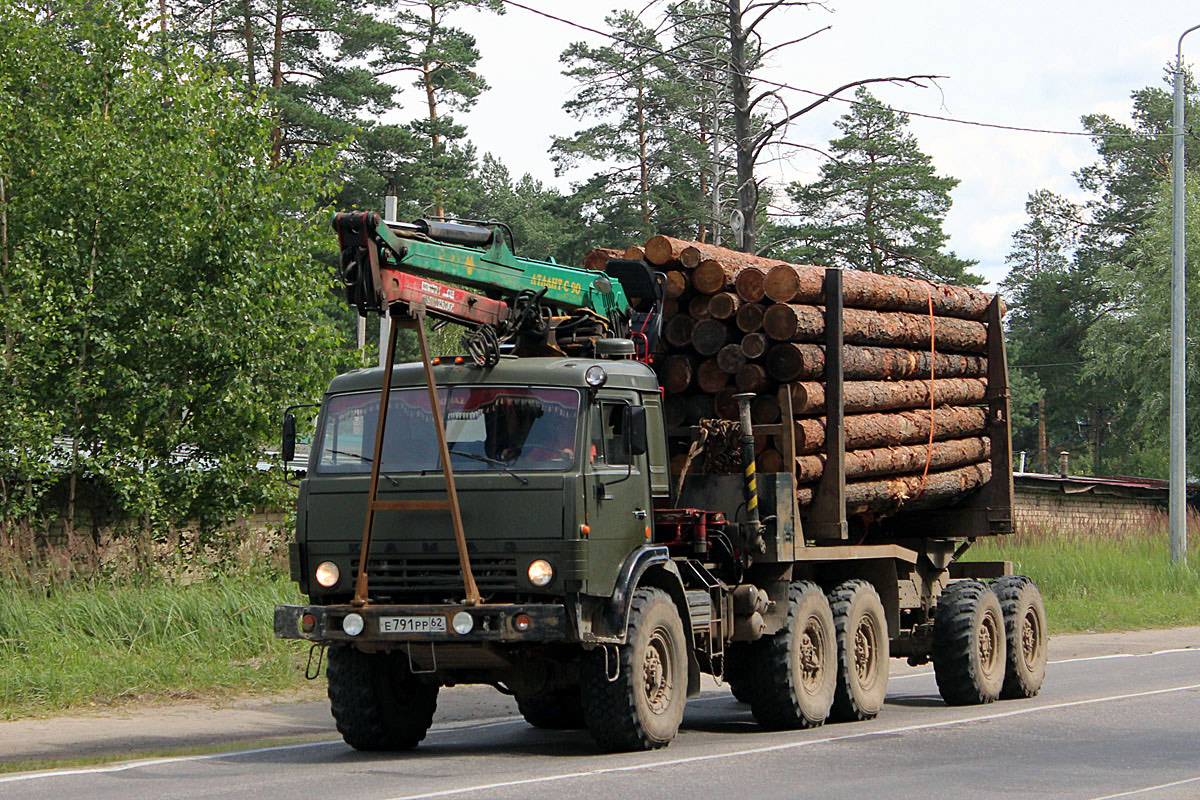 Рязанская область, № Е 791 РР 62 — КамАЗ-43114 [431140]